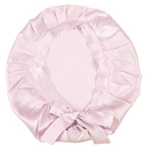 Bonetă Luxury din mătase naturală, Baby Pink
