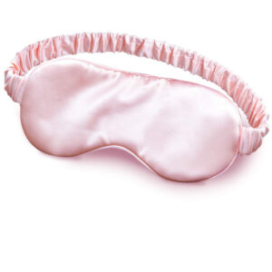 Mască pentru dormit din mătase naturală Mullberry, Baby Pink
