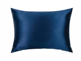 Față de pernă mătase naturală Mulberry, Dark Blue, 50X70 cm