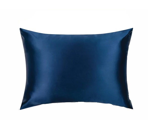 Față de pernă mătase naturală Mulberry, Dark Blue, 50X70 cm