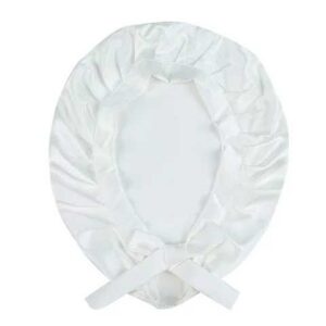 Bonetă Luxury din mătase naturală, White