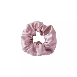 Elastic de păr din matase naturală Mulberry - Dark Pink
