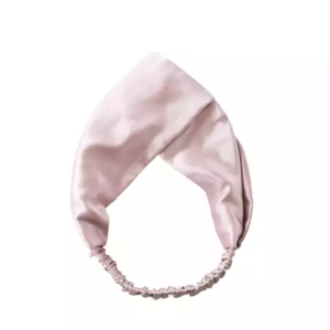 Bentiță pentru păr din mătase naturala Mulberry, Baby Pink