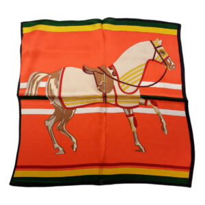 Eșarfă din mătase naturală - Proud Stallion