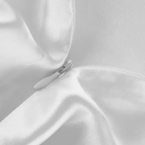 Set fețe de pernă mătase Mulberry 1+1, White - imagine 8