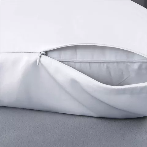Set fețe de pernă mătase Mulberry 1+1, White - imagine 10