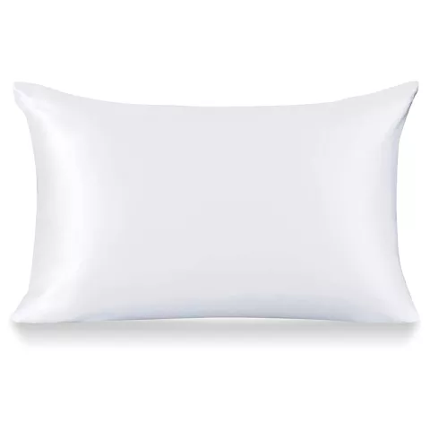Set fețe de pernă mătase Mulberry 1+1, White - imagine 2