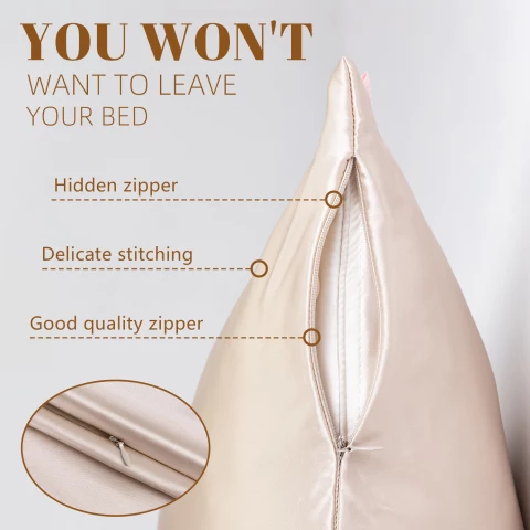 Luxury Anis Silk Set, mătase Mulberry, Champagne - imagine 7