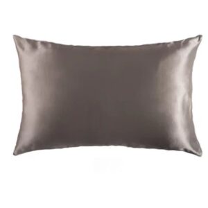 Față de pernă mătase naturală Mulberry, Bronze Gray, 50X70 cm