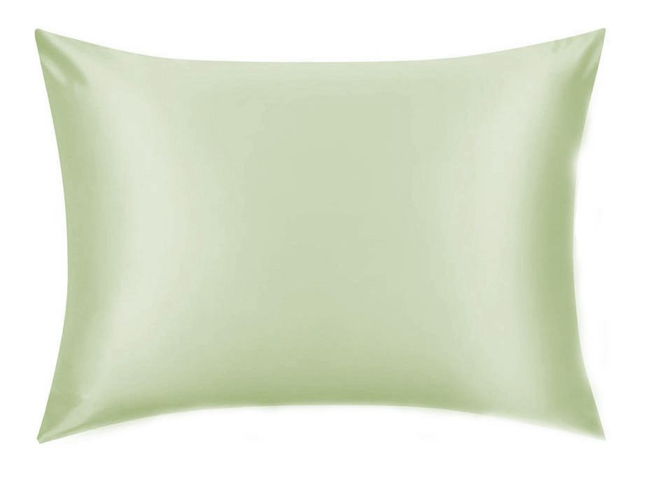 Față de pernă mătase naturală Mulberry, Light Green, 50X70 cm - imagine 4