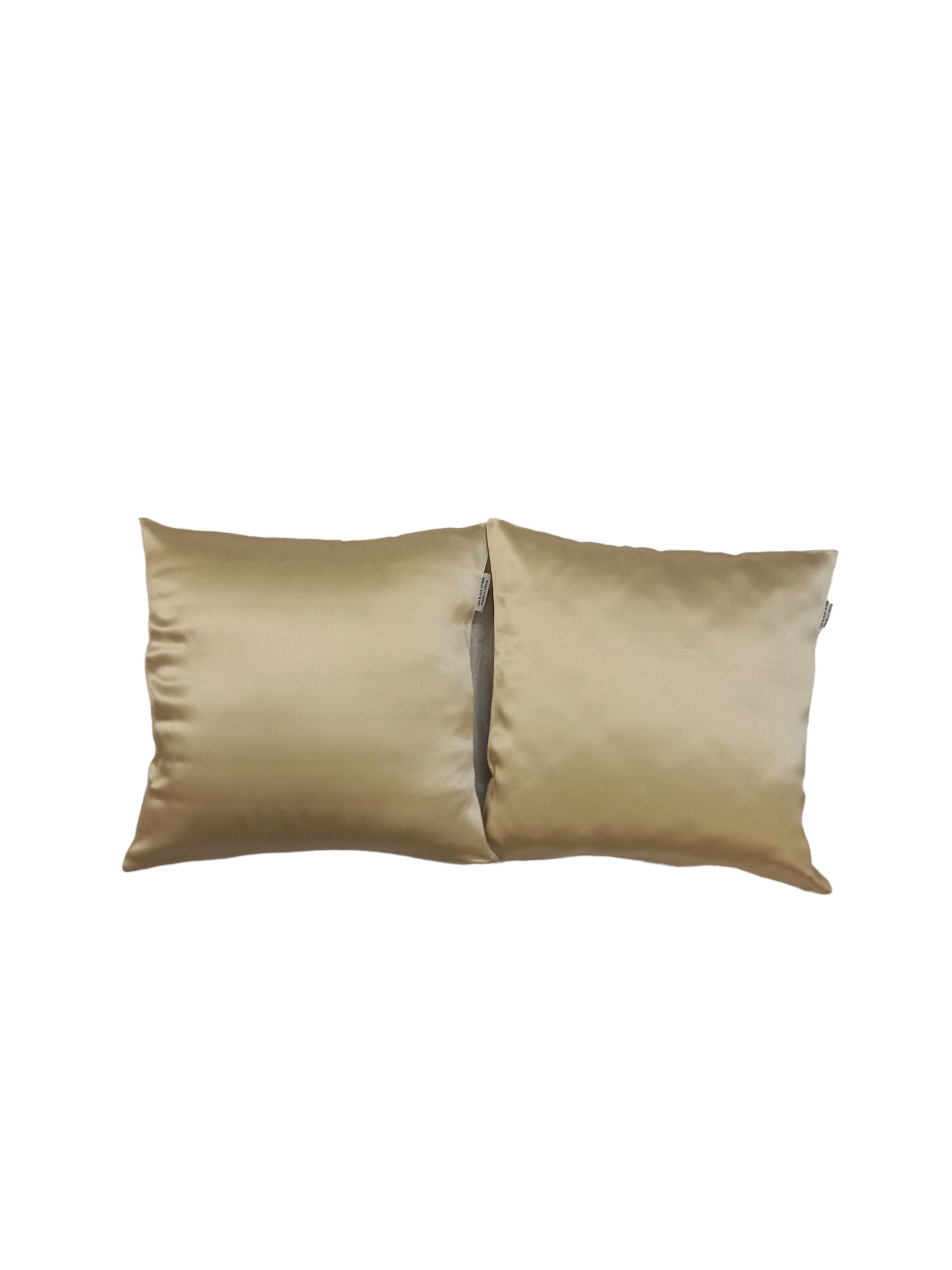 Set Fețe de pernă mătase, Champagne,19 MM, 40X40 cm - imagine 3