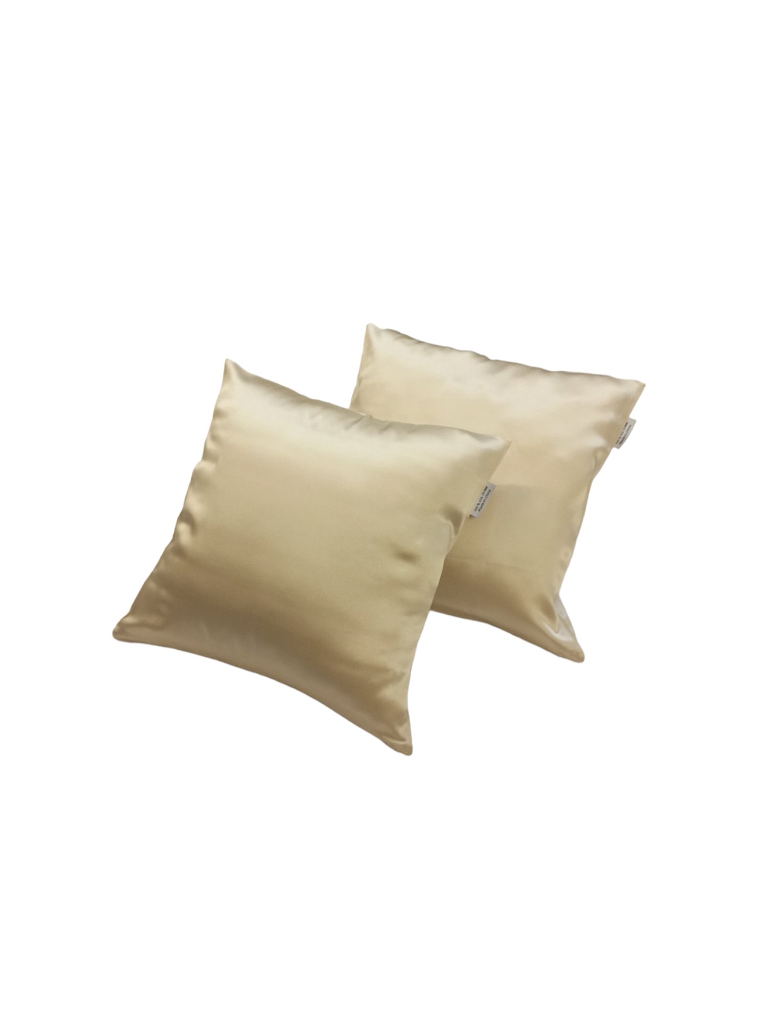 Set Fețe de pernă mătase, Champagne,19 MM, 40X40 cm