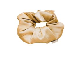 Elastic de par XXL din matase naturala – Champagne