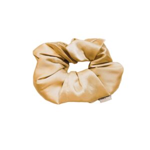 Elastic de par XXL din matase naturala - Champagne