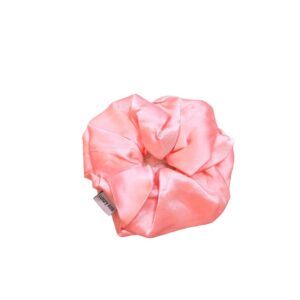 Elastic de par XXL din matase naturala - Baby Pink