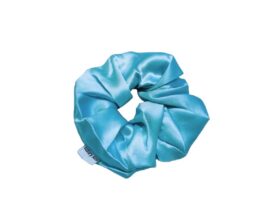 Elastic de par XXL din matase naturala – Baby Blue