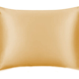 Față de pernă mătase naturală Mulberry, Gold Champagne, 50X70 cm