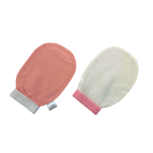 Set 1+1 Manusi Exfoliante din matase Mulberry pentru baie