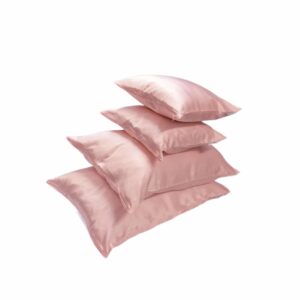 The Real Silk Family Set, 2 Fete de Perna 50X70 + 2 Fete de Perna 40X40, 19 MM, Baby Pink