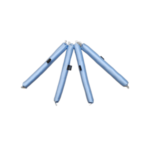 Roller Bucle Par, Matase Naturala, 19 MM, Haze Blue