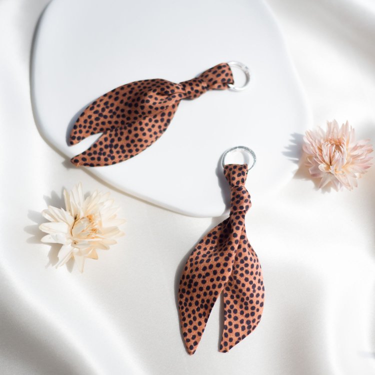 Cercei Mătase Brown Leopard - imagine 2