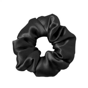 Elastic de păr din mătase naturală Mulberry Black
