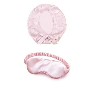 Night silk gift set, Baby Pink