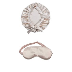 Night silk gift set, Champagne