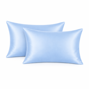 Set fețe de pernă mătase Mulberry 1+1, culoare Baby Blue
