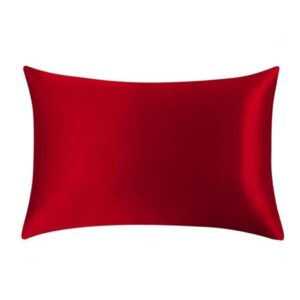 Față de pernă mătase naturală Mulberry, Burgundy Red, 50X70 cm