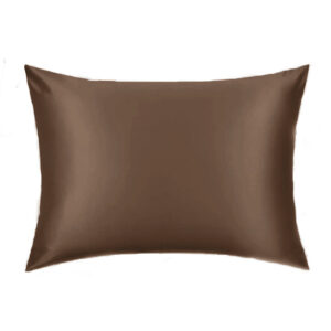 Față de pernă mătase naturală Mulberry, Coffee Brown, 50X70 cm