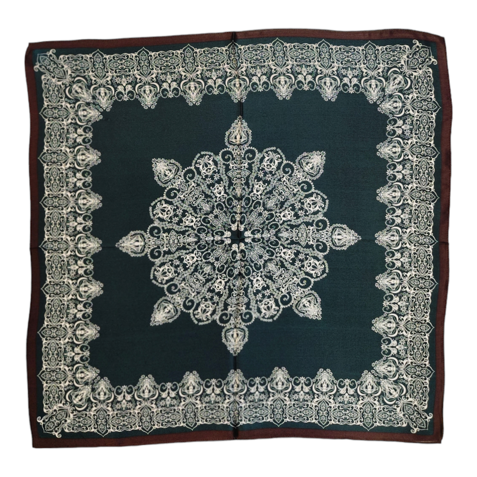 Esarfa din matase naturala - Vintage Pattern