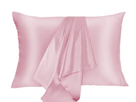 Față de pernă mătase 22 Momme, Light Pink, 50X70 cm